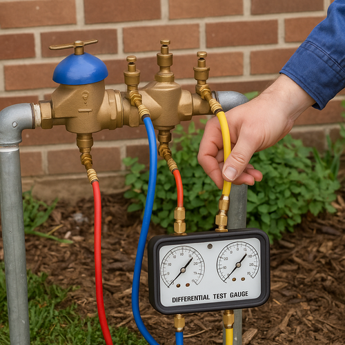 backflow testing at at home